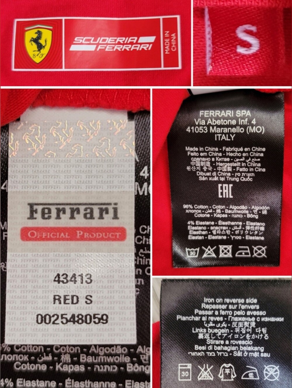 Scuderia Ferrari Official Project Red Sleeveless Zipper Front Tank Top, Small - Picture 11 of 11